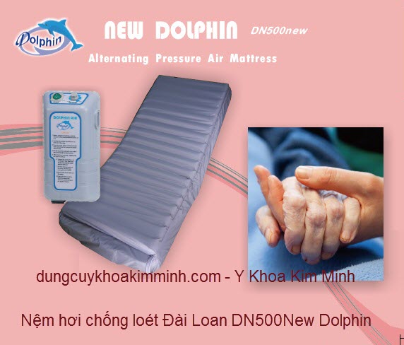 Nệm hơi chống loét Đài Loan DN500New Dolphin Kim Minh